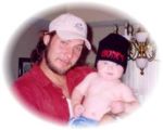 Mikel Ray with nephew Camden Crace