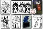 Greeting cards c. Nin/Kucing Yogya