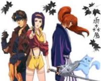 Ken, Faye, Kenshin, Menchi