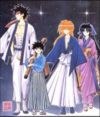 Sanosuke, Yahiko, Kenshin, Kaoru