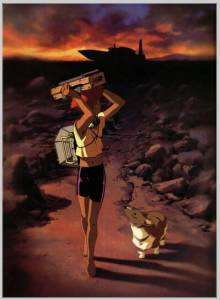 Ed and Ein from "Cowboy Bebop"