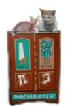 My wooden stuff (and cats)