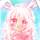 Link exchange gift: pink huggable bunny!^^ 