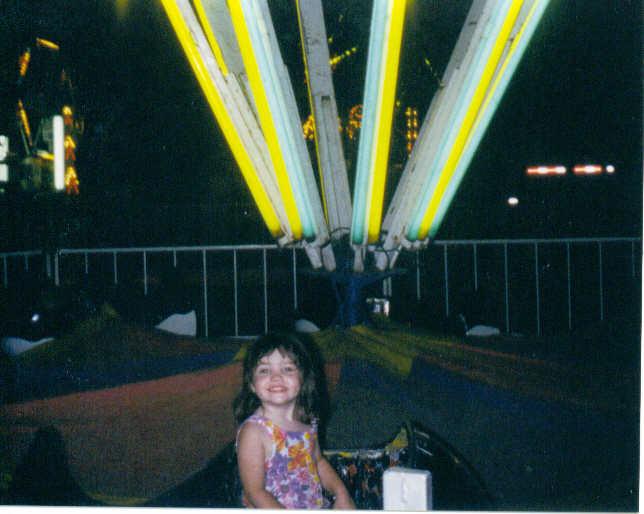 Christina at the carnival, about '99