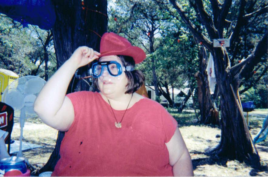 Keri - ready for the creek
