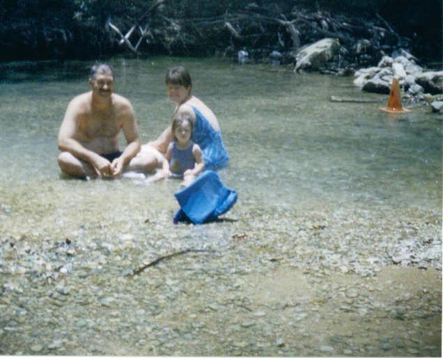 Richard, Shannon, & Christina at the Spring, about '00