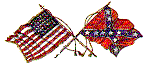 US & Confederate flags