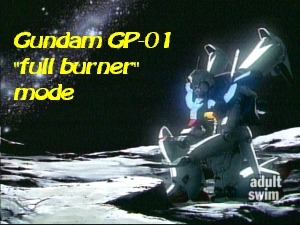The GP-01 kneeling down