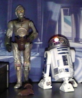 C-3PO and R2-D2, Episode 2 figures.