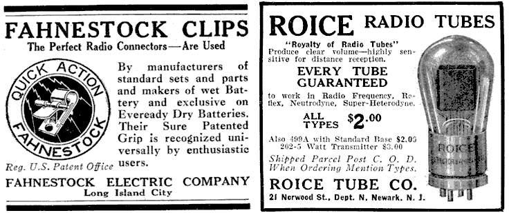 [advertisements from 1925]