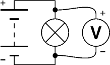 Connecting a voltmeter in parallel