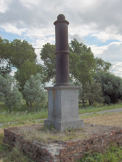 Geodetic pillar (1855); Ostend, Belgium