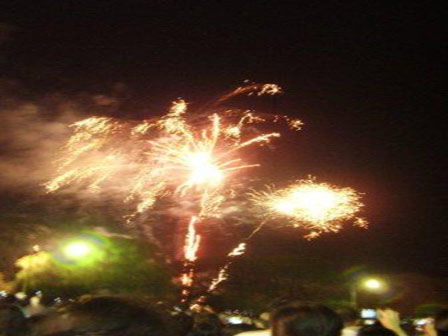 colorful fireworks