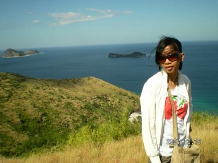at the top of mt. pundaquit