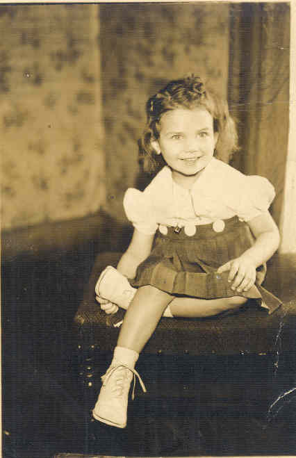 Shirley Jean Yoakum at about 5 years old