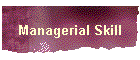 Managerial Skill
