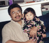 Raju and Rosie in Greenwood, IN, USA in Dec 1998