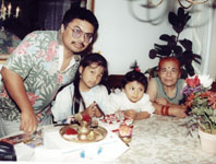 Shraddha's 7th birthday in Greenwood, IN, USA in Octboer 2000