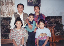 Sita Family in Nepal in April 2000