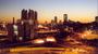 WTC boston in the evening