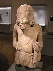 Arca pertapa Hindu dari masa Majapahit akhir. Koleksi Museum f�r Indische Kunst, Berlin-Dahlem, Jerman.