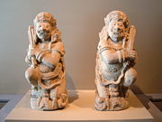 Pair of door guardians from a temple, Eastern Java, 14th century (Museum of Asian Art, San Francisco)