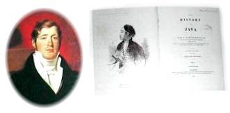 Sir Thomas Stamford Raffles and his "History of Java" book