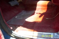 Drivers side interior floorboard
