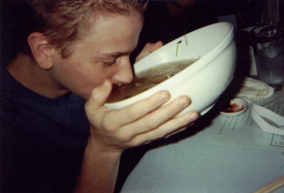Slurp! I can't believe I ate that much of it