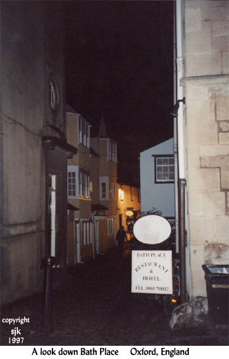 A look down Bath Place