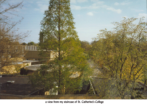 View of St. Catherine's College from my staircase