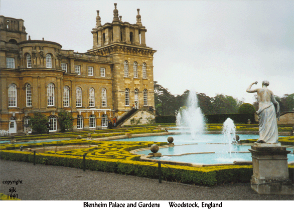 The Fountains at Blenheim Palace