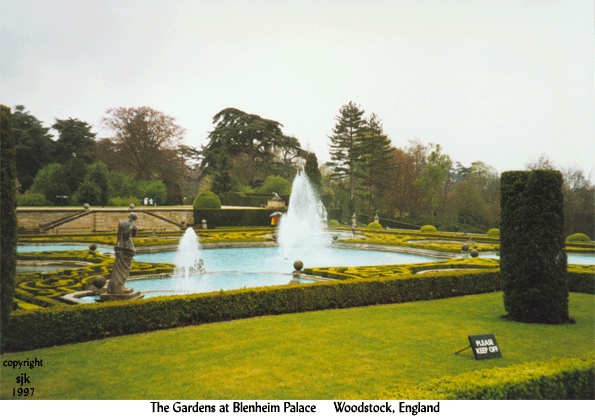 The Fountains at Blenheim Palace