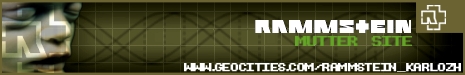 Rammstein Mutter Site.