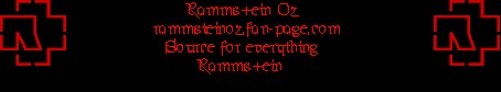 Rammstein Oz