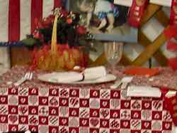 Valentine Table Setting