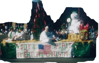 Christmas Parade Float 2002