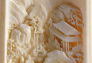 Miniatura china en marfil