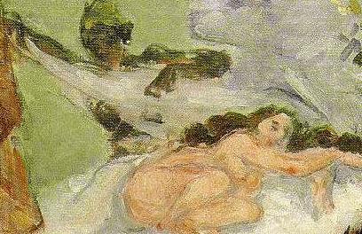 Olimpia moderna, Cezanne (fragmento)