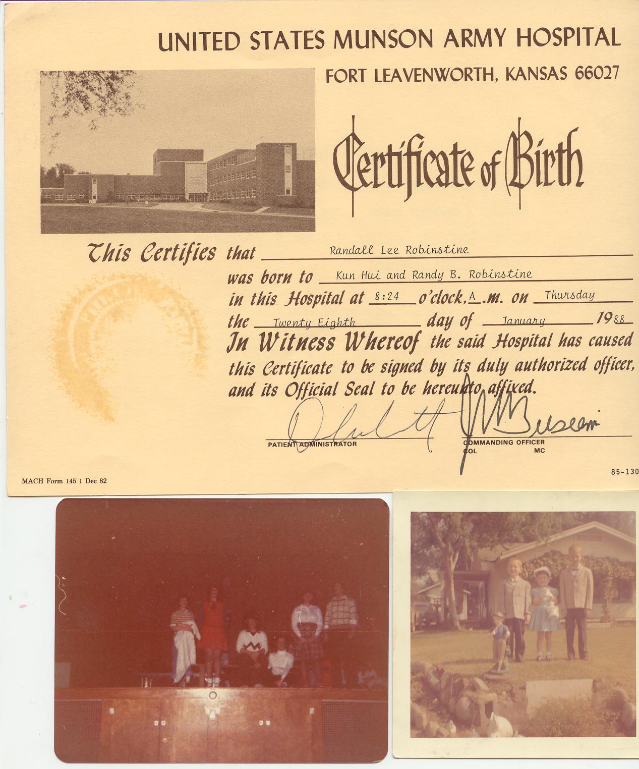 Randall Was Born at January 28th 1988 and Uncle Sunny at the High School at April 1980 and My Dad is 14 years old at June 1967 