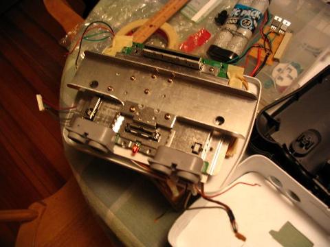 Front panel (backside)