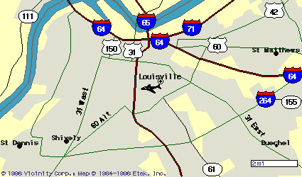 Louisville Map