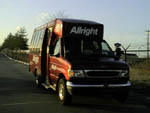 Front view, bus 44...  My bus, in fact...  good bus... decent stereo... great heater and air conditioner, and honestly, a pleasant place to spend an afternoon and evening of work.