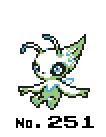 Celebi in Pokemon Gold