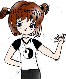 waveing girl