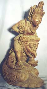 thumb of garuda vishnu