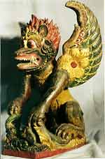 Antique Singa Statue