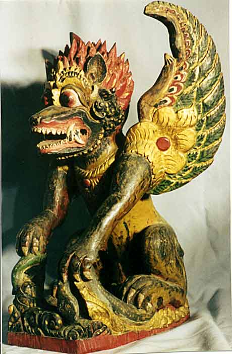 Antique Singa Statue