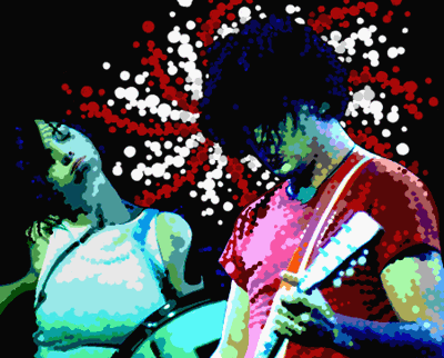 Jack and Meg White of The White Stripes