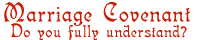 Marriage Covenant